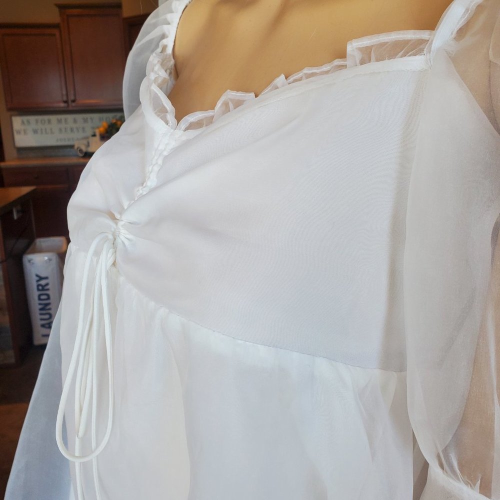 For Love and Lemons Cinched Babydoll Dress Small Boho New - Picture 11 of 16